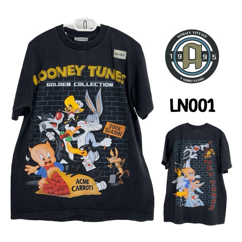 เสื้อวินเทจ ลาย Looney Tunes ลายกำแพง