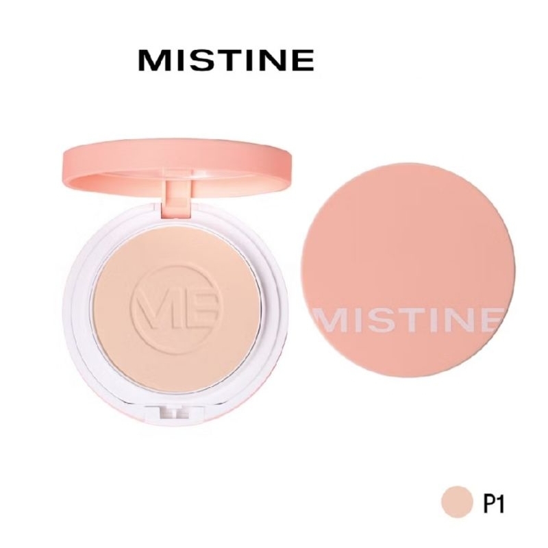 แป้งเนื้อแมทท์ ขนาด 7 g. ที่ช่วยปกปิด คุมมัน กันเหงื่อ MISTINE NO APP OIL CONTROL POWDER SPF 25 PA++