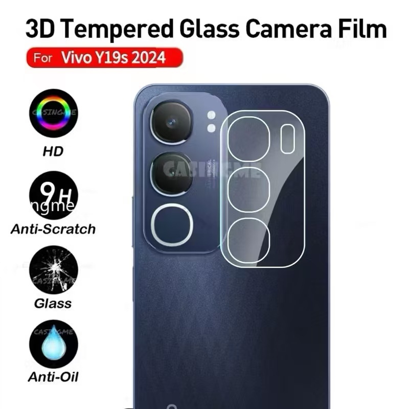 ฟิล์มกล้อง กระจก เลนส์กล้อง 3D สําหรับ Vivo Y21D Y31 V60lite V50lite Y04 Y29S Y200 Y19S Y300 Vivo นิรภัยกันรอย ฟิล์มใส - รูปที่ 4