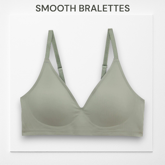 Anny bra (รุ่น932) เสื้อในสีเขียว Bralettes Smooth ไร้โครง ฟองบาง ใส่สบาย