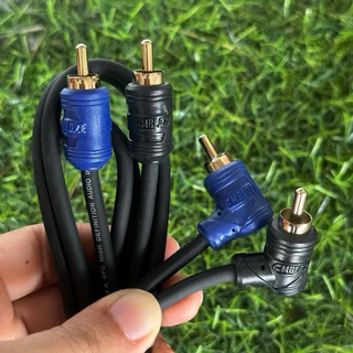 Emblaze (เอ็มเบส) สายสัญญาณRCA เข้า2 ออก2 ทองแดงแท้ สายไฟคุณภาพ ยืดอายุการใช้งานได้นาน