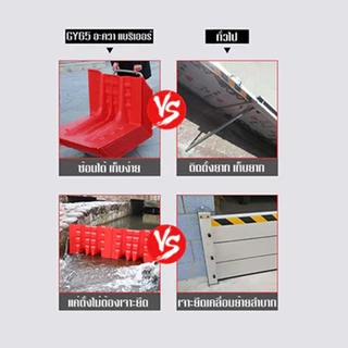 สินค้าพร้อมส่ง แผ่นกั้นน้ำท่วม แผ่นกั้นน้ำท่วม แผ่นพลาสติกกั้นน้ำ คุณภาพสูง ป้องกันน้ำท่วม