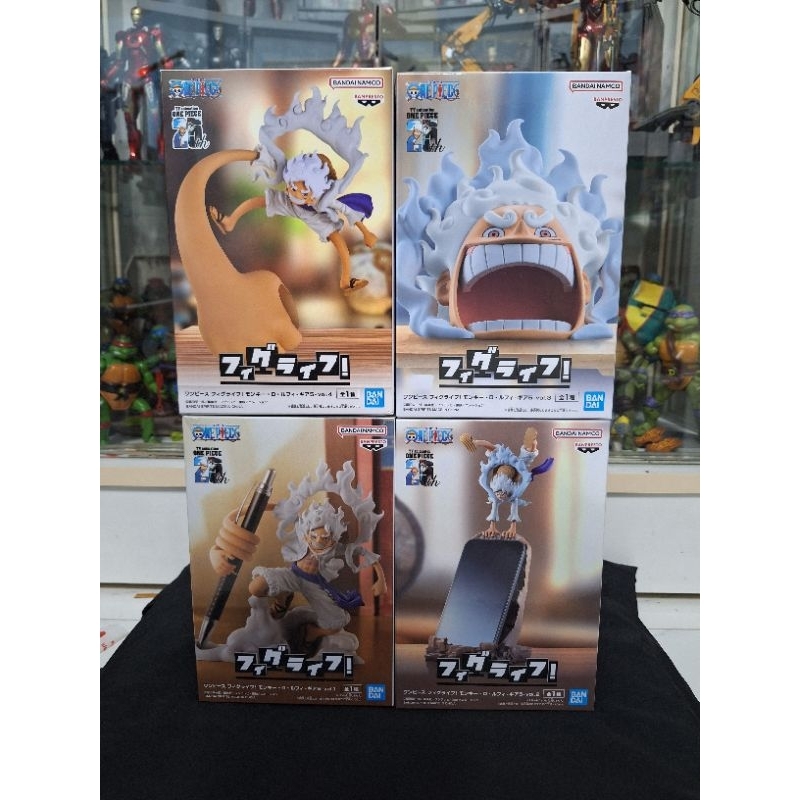 (พร้อมส่ง) One Piece Fig Life! Monkey D Luffy - Gear 5 - vol.1-vol.3 มือ 1 Lot