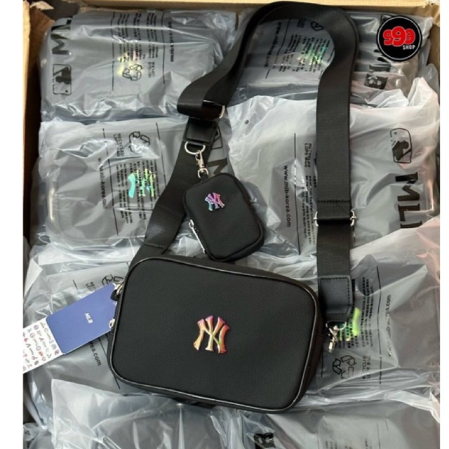 NEWจัดโปรราคาส่ง* Sale Sale !!! สินค้าพร้อมส่งจากไทย (size14*22) กระเป๋าMLB 9141