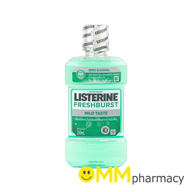 LISTERINE FRESHBURST MILD TASTE(ZERO ALCOHOL) 250ML.