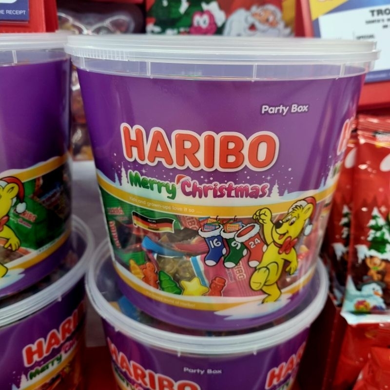 Haribo Mini Merry Christmas 2024 ฮาริโบ้ มินิ เมอร์รี่คริสต์มาส( 980g )