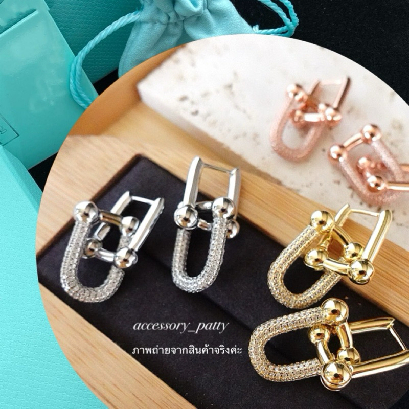 🩵💙ต่างหูก้านเงิน ห่วงรุ่นTif-14 มี3สีค่ะ งานมีน้ำหนักนะคะ ขนาดความยาว3cmค่ะ ฝังเพชรละเอียดตรงปก งานสวยเป๊ะสุดค่ะ✨