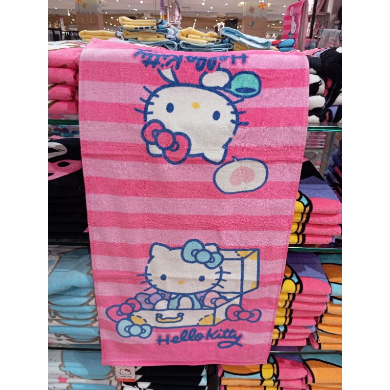 ผ้าขนหนูเช็ดผม sanrio แท้ 100%ขนาดเช็ดผม