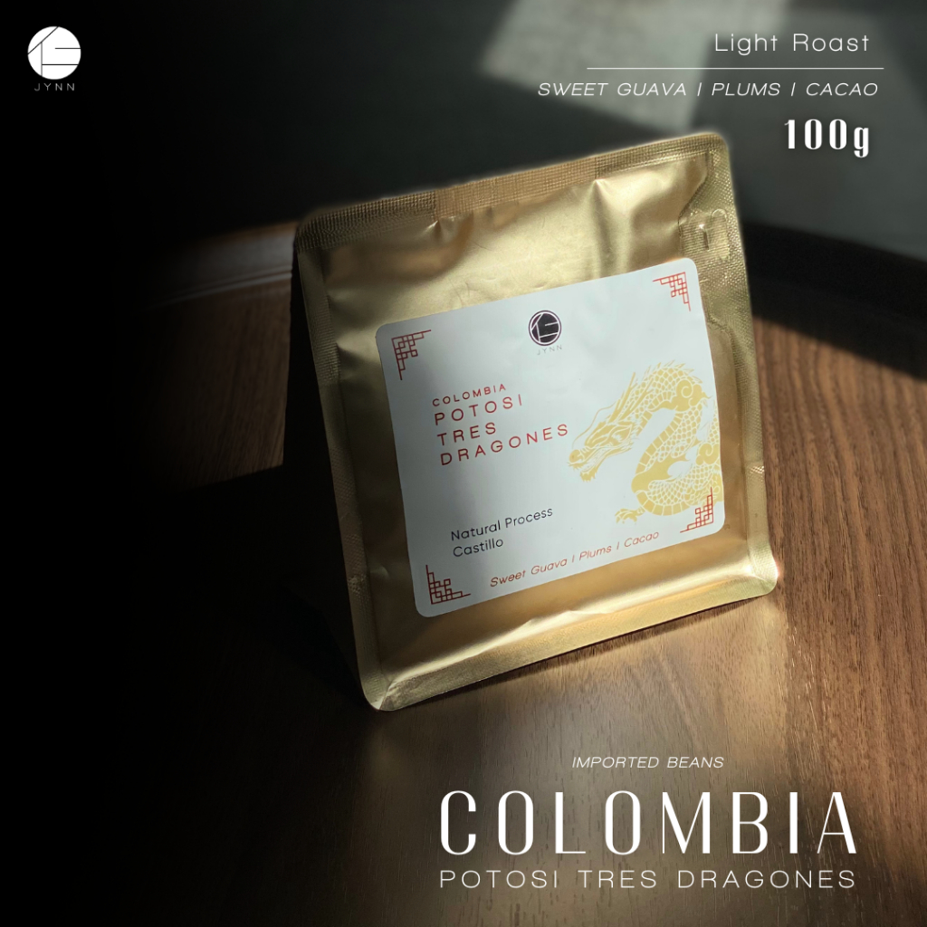 JYNN coffee roasters เมล็ดกาแฟ Colombia Potosi Tres Dragones - 100g