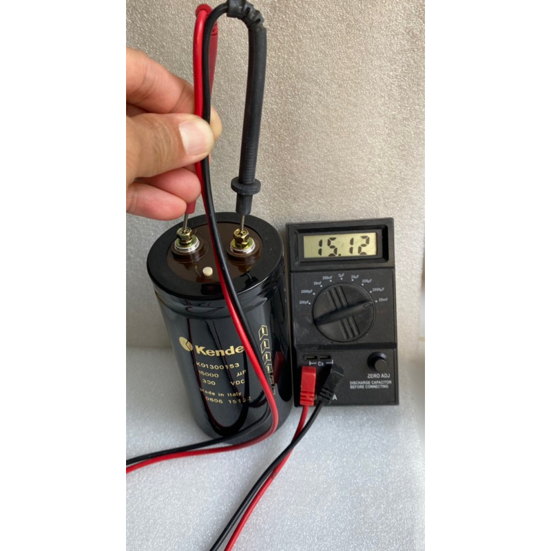 (1ชิ้น)แท้ใหม่ในไทย C 15000UF 300VDC Kendeilอิตาลี75x140mm คาปาซิเตอร์ Capacitor 15000UF 300V 15000U