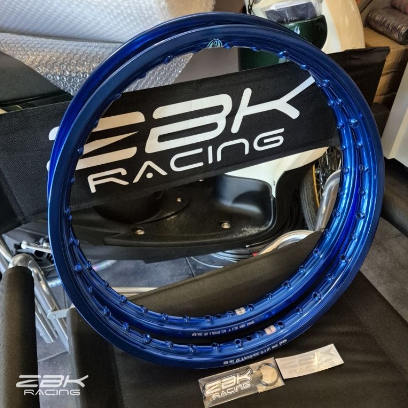 ล้อ MORAD SPAIN (หลังเต่า) #ZBK 1.2×17/17 #สีน้ำเงินZBK แถมฟรีพวงกุญแจร้าน+สติกเกอร์ร้าน