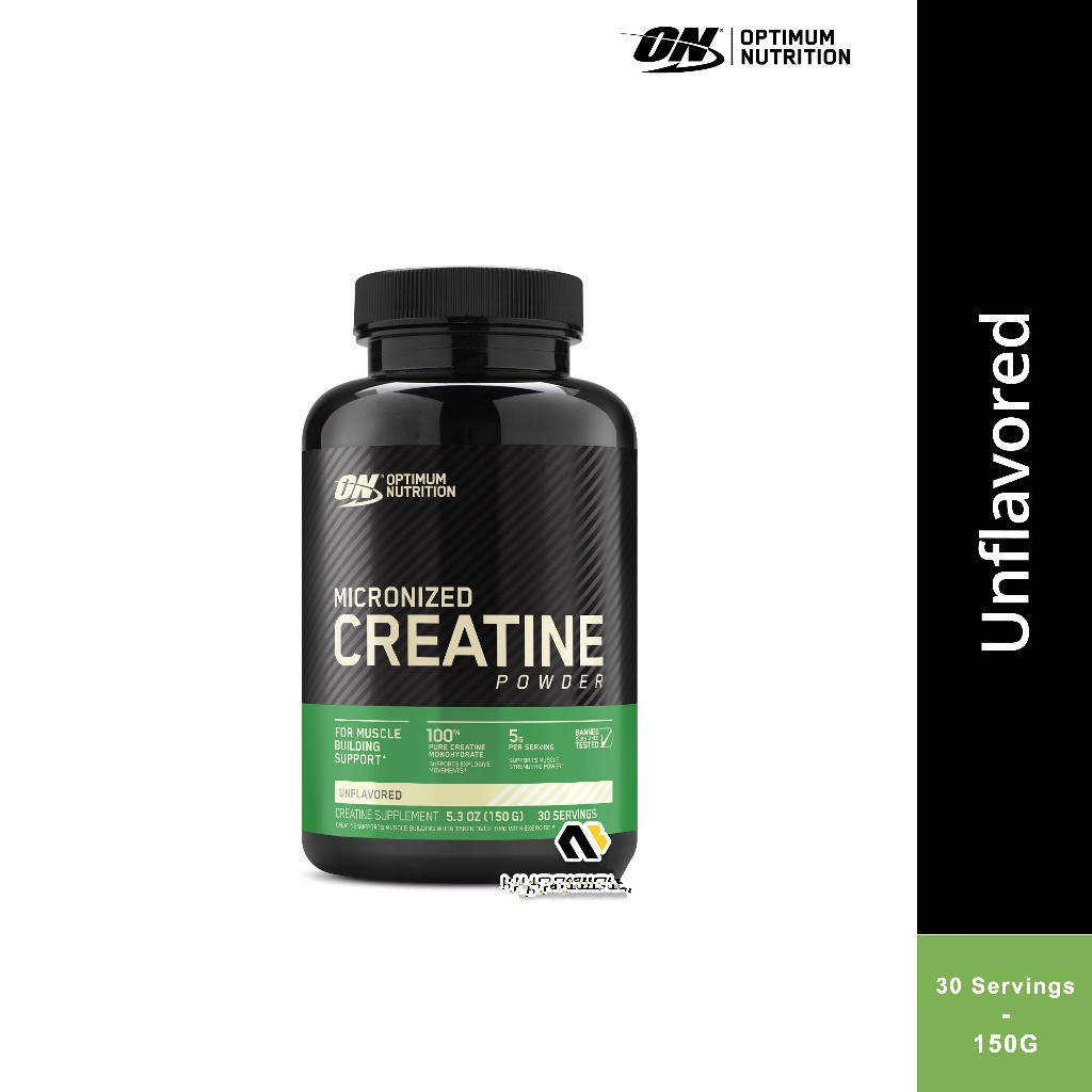 Optimum Nutrition Creatine เพิ่มกล้ามเนื้อ เพิ่มพลัง 150กรัม-Micronized Creatine Powder(exp:09/2026)