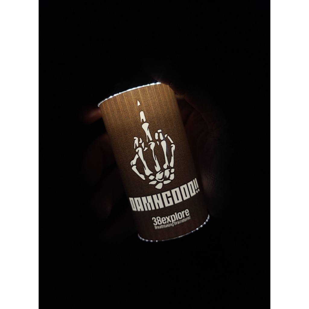 พร้อมส่ง Sticker 38explore 38kt DAMGOOD GARAGE 1:1 แปะโคมไฟ ไฟแต่งเต็นท์​ ไฟแคมป์​ กางเต็นท์​ ของแคมป์