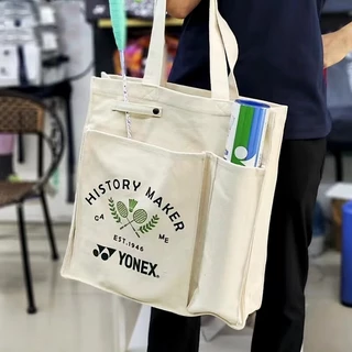 กระเป๋าแบดมินตัน ใหญ่แบบพกพาผ้าใบ กระเป๋าลำลอง Tennis bag กระเป๋า แบดมินตัน เทนนิส กระเป๋าผ้าใบญี่ปุ่น กระเป๋าโท้ท