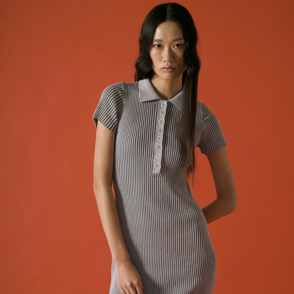 EVERYDAY APPARELS knit midi dress เดรสผ้านิต