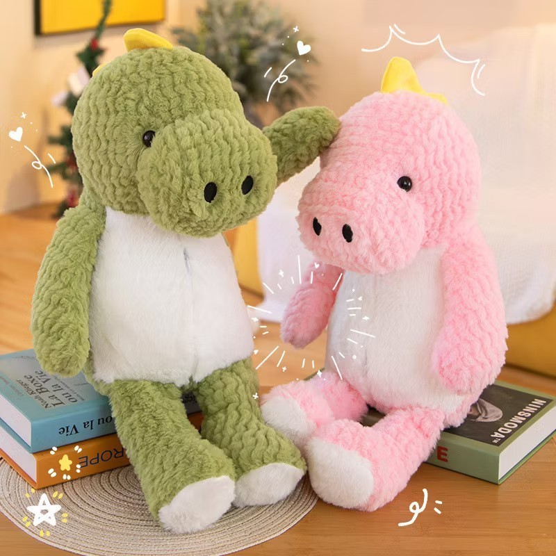 TOY FAMILY دمية ديناصور زغبية 40 / 50 / 65 سم — صورة 6