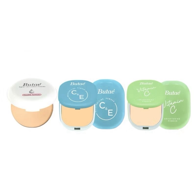 แป้งบูเต้ Butae Super Oil Control Powder /  Hya-C Brightening Powder / C&E Moisturizing
