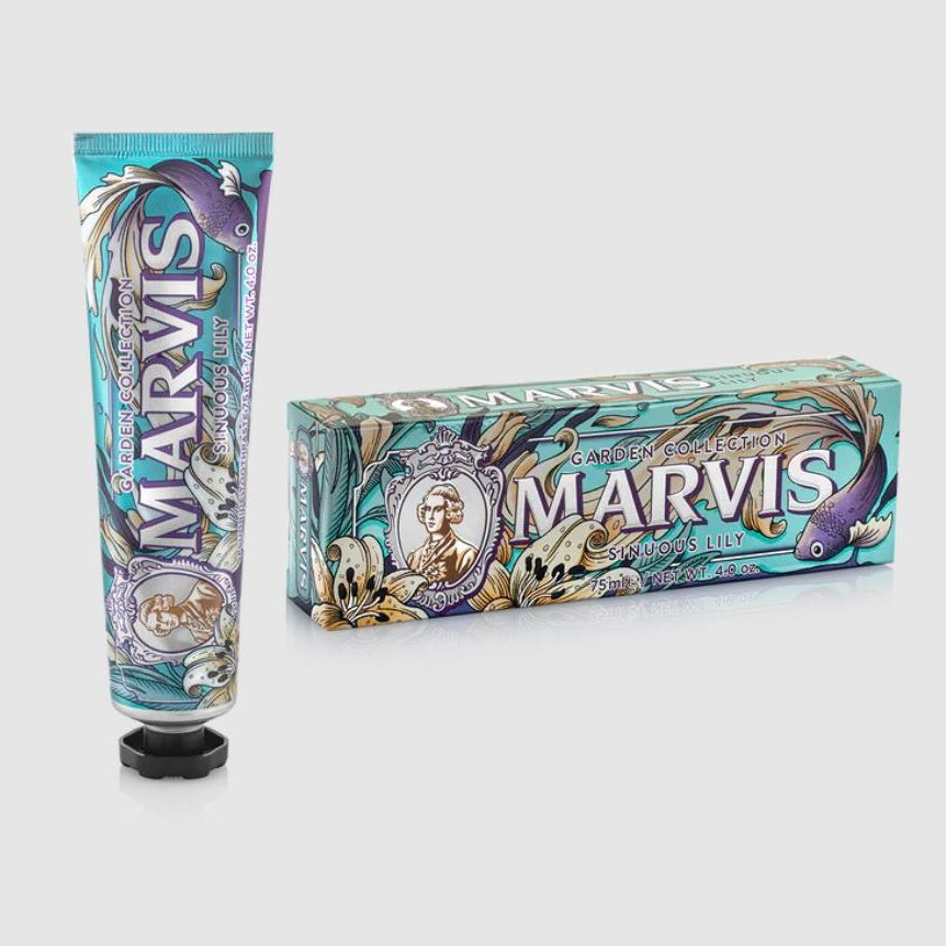 (พร้อมส่ง/ของแท้) Marvis Sinuous Lily Toothpaste 75ml