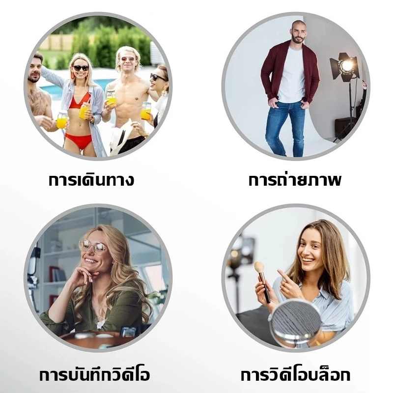 ขาตั้งกล้อง ไม้เซลฟี่ไร้สาย 680mm พับได้มาพร้อมรีโมทบลูทูธ อินเทอร์เฟซ 1/4 ใช้ได้กับกล้องแอคชั่น Gopro กล้องดิจิตอล thumbnail 9