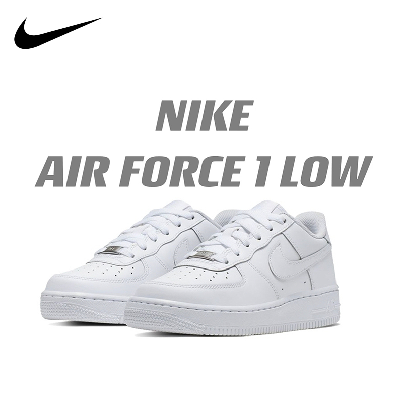 รองเท้า Nike ของแท้ 100% รองเท้าผ้าใบ Nike รองเท้าสีขาวสำหรับผู้ชายและผู้หญิง Air Force 1 07 DD8959-100 รองเท้าวิ่ง