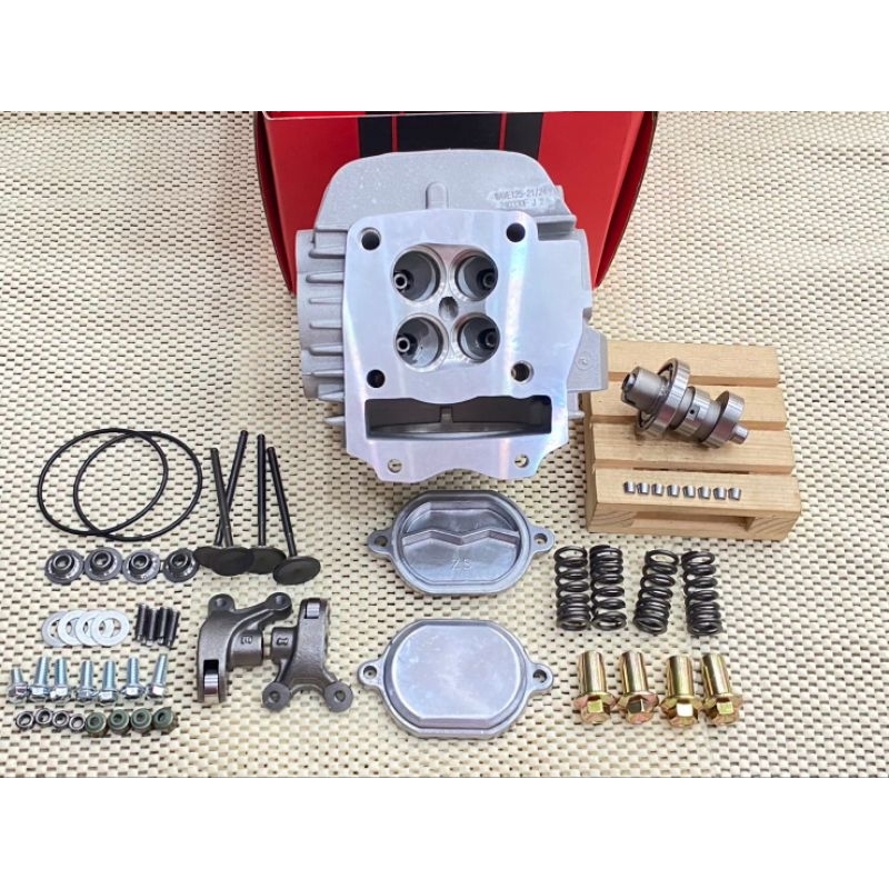 ฝาสูบ4วาล์วW125&ปลาวาฬ57,59,60,64,65,66,67,68พร้อมอุปกรณ์ครบชุด มอเตอร์ไซค์ สินค้าคุณภาพสูง