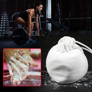 ผงแม็กนีเซียมคาร์บอน ลูกบอล ผงกันลื่น ดูดซับเหงื่อ เพิ่มแรงบีบมือ Magnesium Powder Ball ยกน้ำหนักปีนเขาฟิตเนส 85g