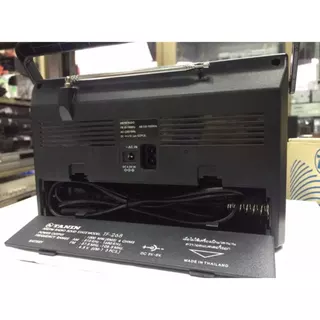วิทยุธานินทร์ FM / AM รุ่น TF-268 (สีดำ) ฟรีสายไฟเอซี
