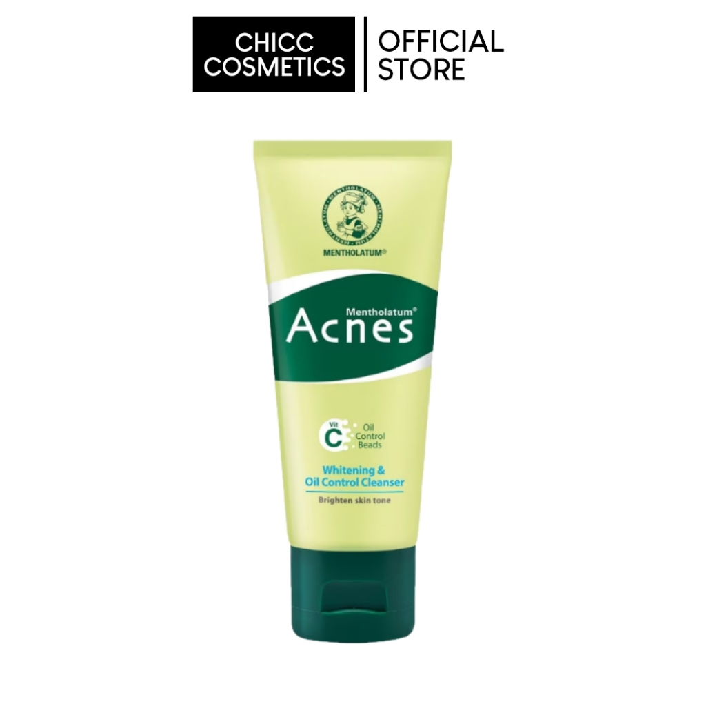 MENTHOLATUM ACNES WHITENING & OIL CONTROL CLEANSER 50G.