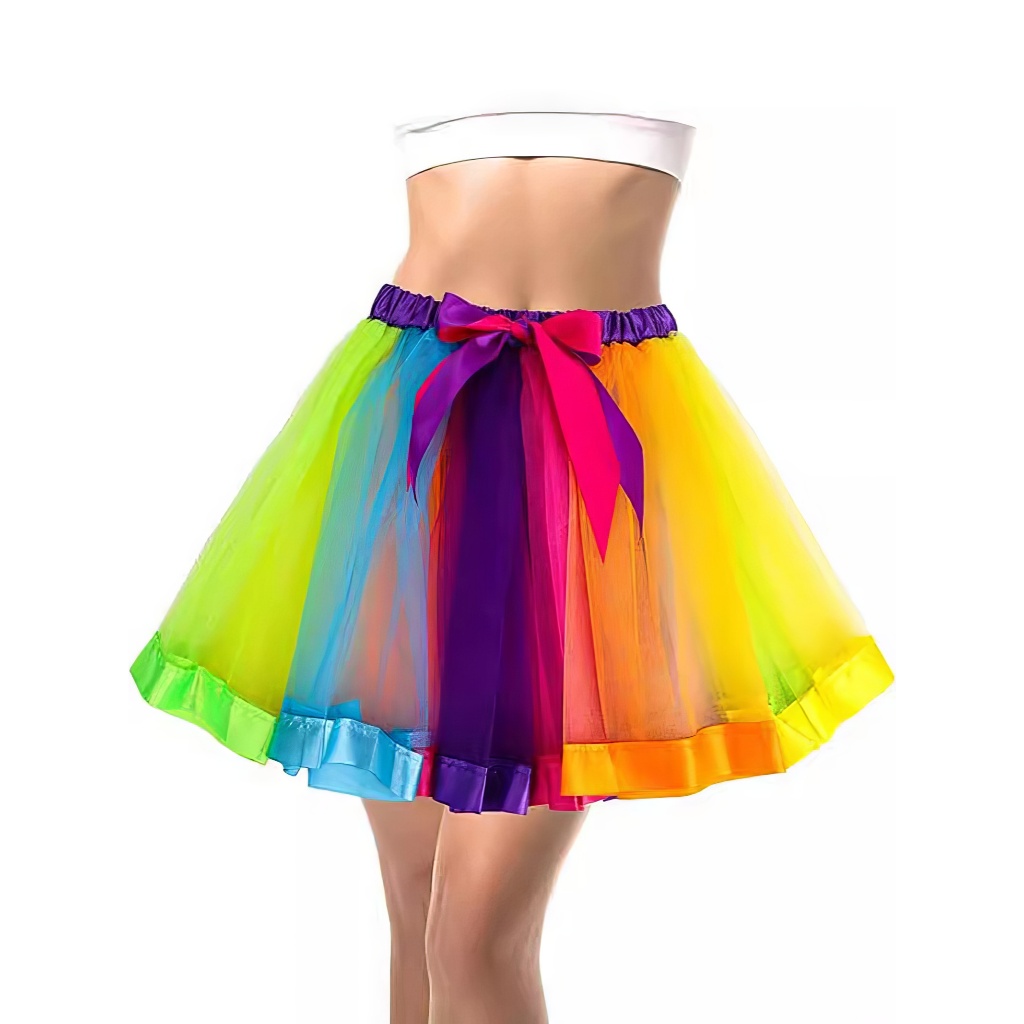 กระโปรงสายรุ้ง กระโปรงหลากสี กระโปรง ปาร์ตี้ แฟนซี LGBT