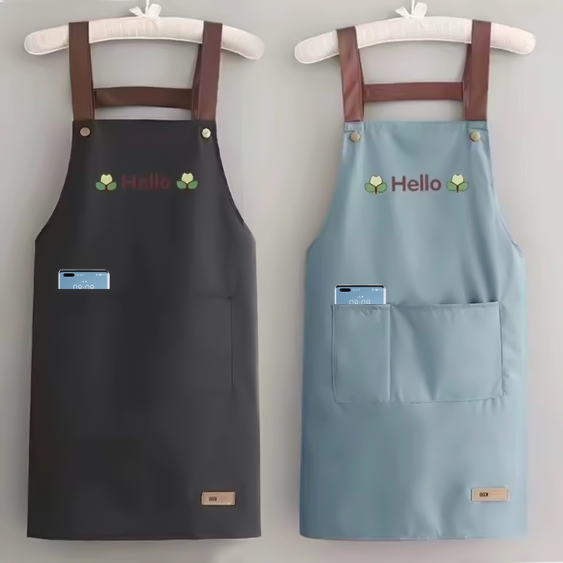 【คุณภาพสูง】PVC ผ้ากันเปื้อน ผ้ากันเปื้อนทำอาหาร ผ้ากันเปื้อนตัดผมร้านกาแฟ ผ้ากันเปื้อน Tarpaulin