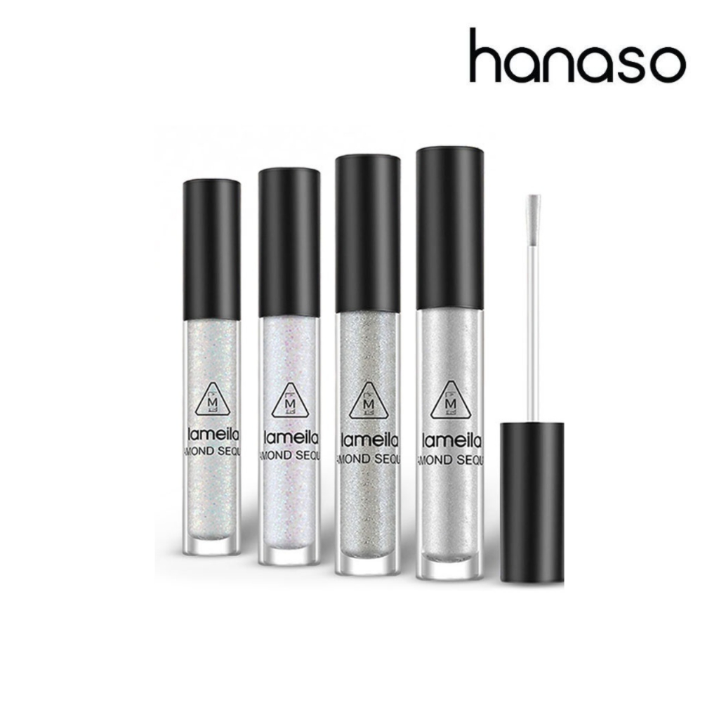 Hanaso อายแชโดว์ เนื้อแมตต์ ติดทนนาน เนื้อแมตต์ ไข่มุก เม็ดสี น้ำหนักเบา แห้งเร็ว Eye Shadow