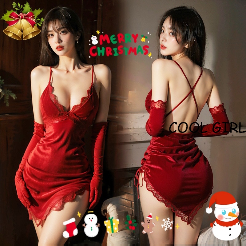ชุดคอสเพลย์ เครื่องแต่งกายคริสต์มาส หลายสไตล์เซ็กซี่ ส่งไวจากไทย1-3วัน (Christmas）