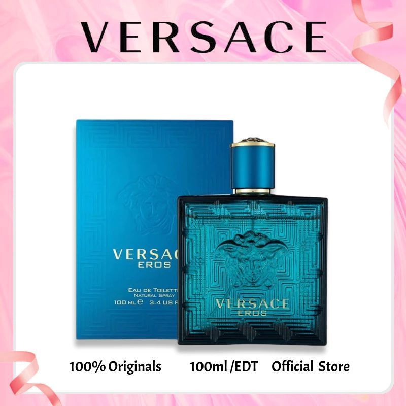 ส่งเร็ว Versace Eros Pour Homme EDT Eros Flame EDP Parfum 100ML Perfume กล่องซีล