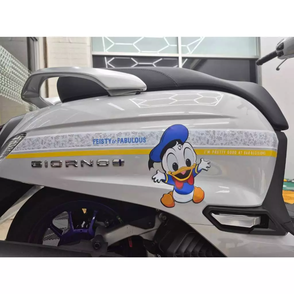 สติ๊กเกอร์ลายเป็ด Honda GIORNO thumbnail 5