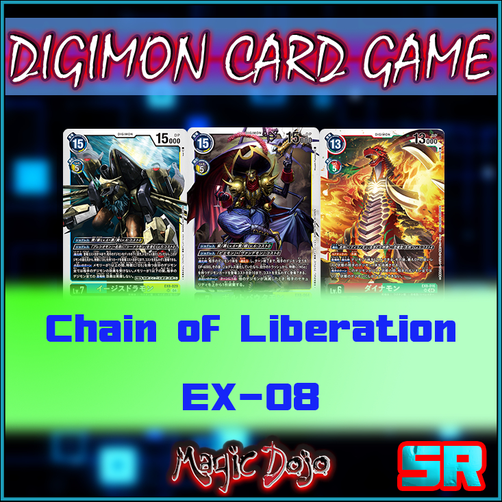 [ Digimon Card Game ] (EX-08) Single Card - Super Rare (SR)  - การ์ดเกม ดิจิมอน