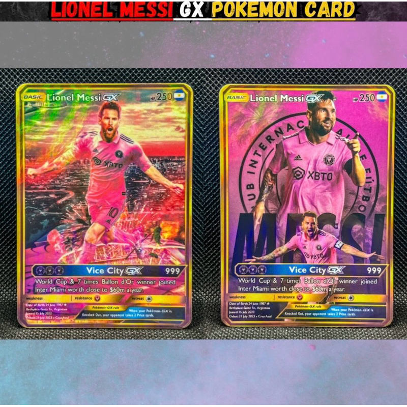 LIONEL MESSI GX Pokémon CARD