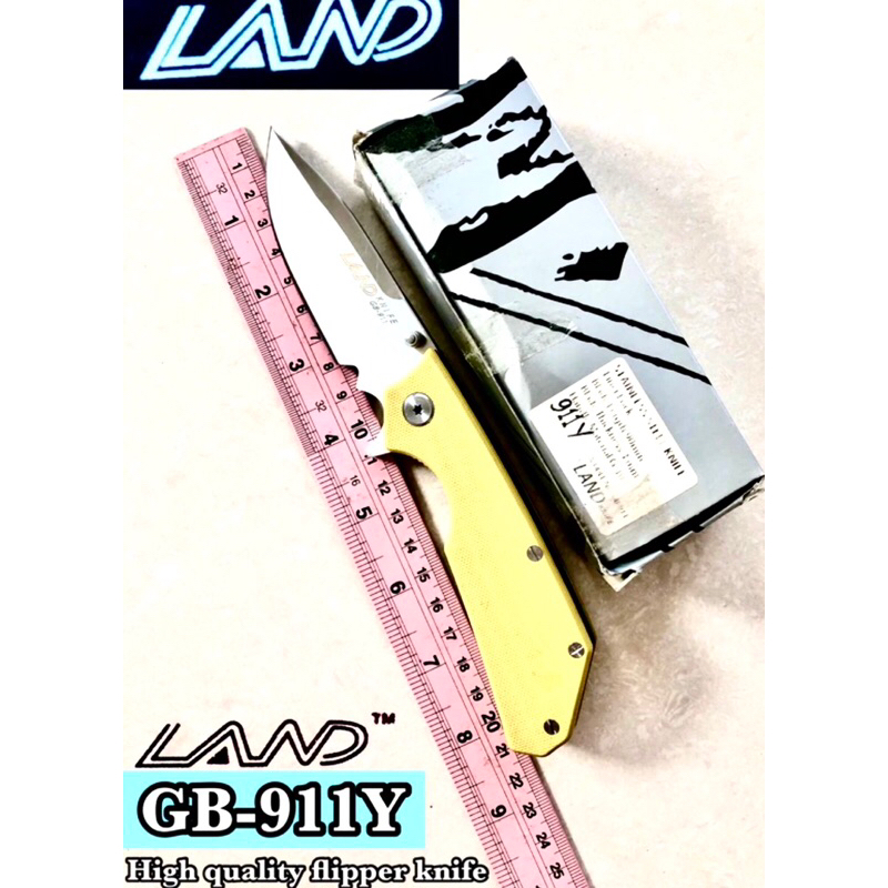 High quality flipper knife LAND GB-911 for collection and use camping 🏕️