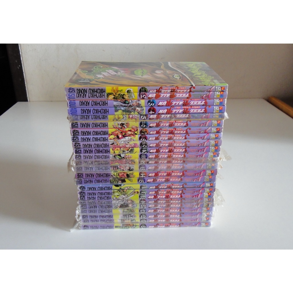 หนังสือการ์ตูน Jojo โจโจ้ ล่าข้ามศตวรรษ ภาค 7 Steel Ball Run เล่ม 1-24 ครบจบ ผลงานของ Hirohiko Araki