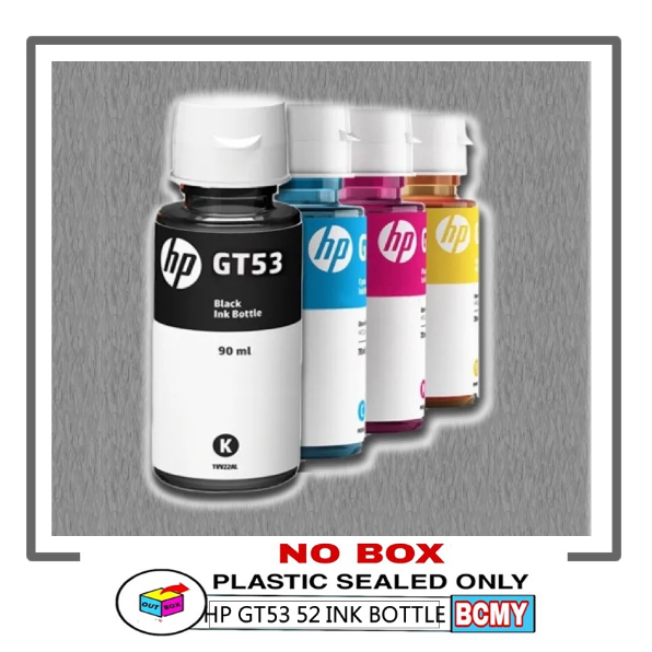 💥สินค้าพร้อมส่ง💥หมึกเติมแท้ HP GT53 XL GT53 , GT52 Set 4 สี 4 ขวด (มีกล่อง) For Hp HP315 HP415 HP500 HP515💥ส่งจากกรุงเทพ