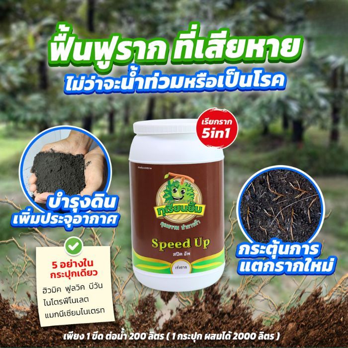 สปีดอัพ เร่งราก ครบจบ 5 อย่างใน 1 กระปุก