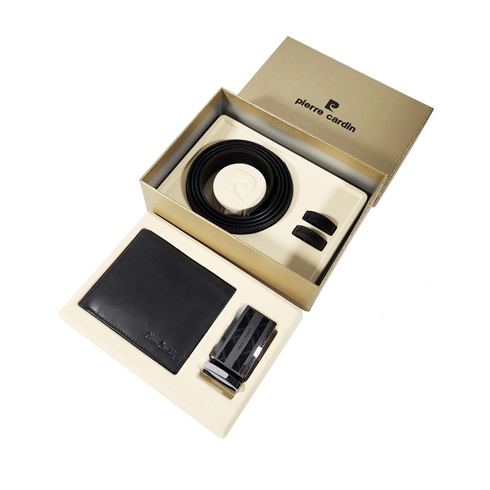 Pierre Cardin Gift set กิ๊ฟเซ็ทกระเป๋าธนบัตร+เข็มขัด รุ่น GGV22D-7