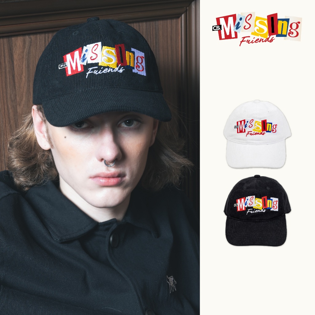 Classy - หมวกแก็ป ปักลาย Col. Missing Friends รุ่น Missing Crew Cap