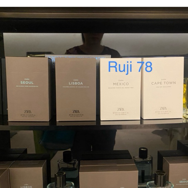 น้ำหอมผู้ชาย Zara กลิ่นเมือง Seoul Lisboa Miami Mexico Capetown 100 ml