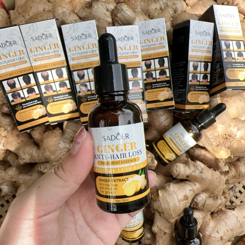 เซรั่มขิง สมุนไพรแก้ปัญหาผมหงอก ผมบาง หัวล้าน สูตรแพทย์