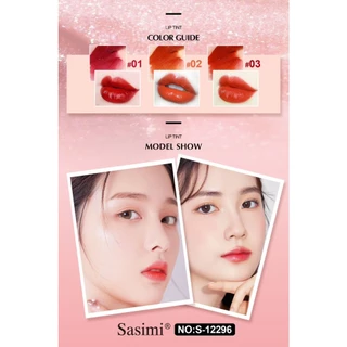 {24แท่ง} SASIMI Moisture & Nourish Color Lip Tint ลิควิดลิปทิ้นท์ ชุ่มชื้น สีเด่นชัด สารสกัดผลไม้