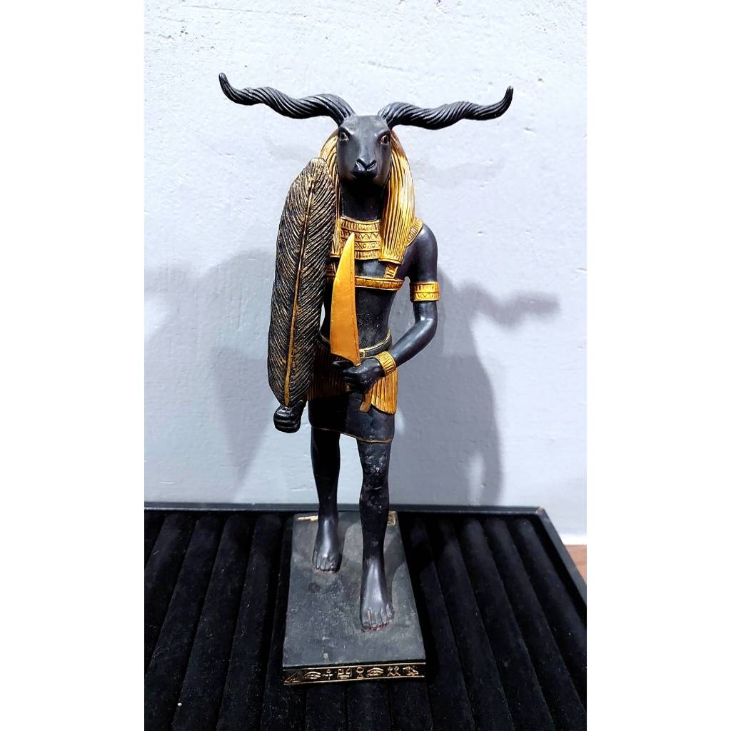 "งานหายาก"โมเดลจำลองรูปปั้นเทพเจ้าอียิปต์เสหมือนจริง งานฝีมือแฮนด์เมด Hand made God of Egypt