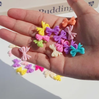 จี้ลูกปัดสีหวาน สีทึบ จี้น่ารัก DIY