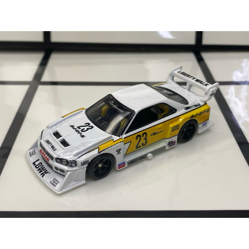 Hotwheels Premium 1:64 LB-ER34 Super Silhoette นอกแพ็ค สินค้า ขนาด 1:64
