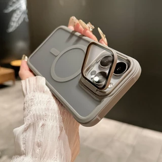 เกราะป้องกันบานใหญ่ Magnetic Case For iPhone 17 16 15 14 13 12 11 Promax Pro Plus เคสกันกระแทก เคสไอโฟน