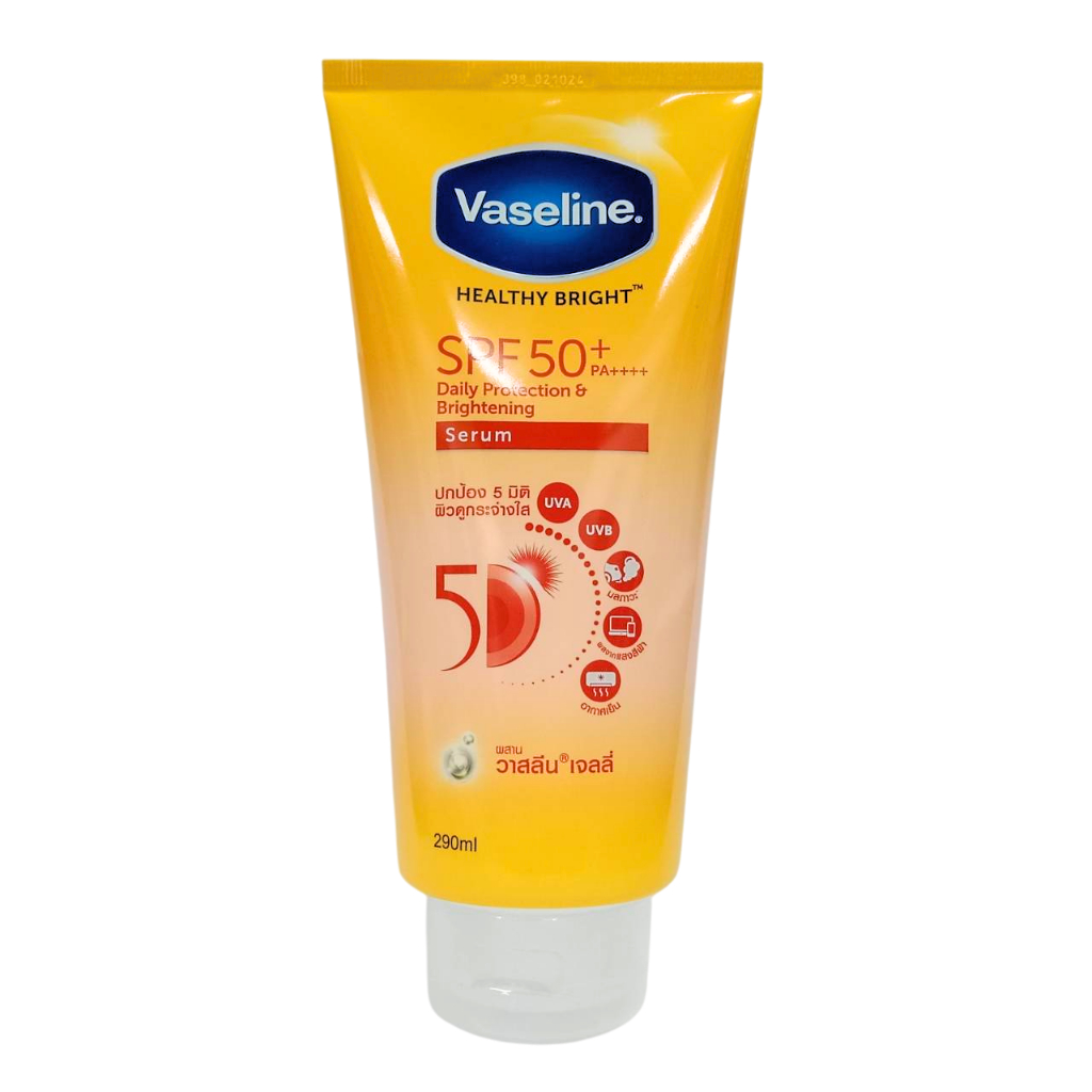 VASELINE SPF50PA++ DAILY PROTECTION+BRIGHTENING SERUM 290ML